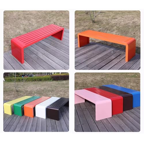Banc de jardin en fer robuste, mobilier en métal d'exception - 6
