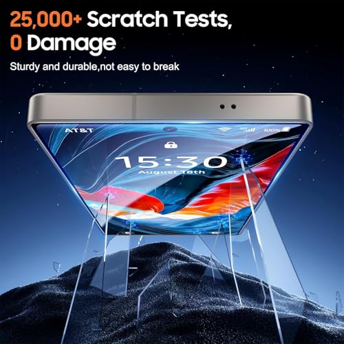 Image of UniqueMe for S25 Ultra Screen Protector - 2 PACK Tempered Glass for Samsung Galaxy S25 Ultra,[Fingerprint Unlocking] Easy Installation,Bubble-Free,9H Hardness,HD-Clear,3D Full-coverage