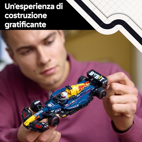 Speed Champions Auto da Corsa F1 Oracle Red Bull Racing RB20 Modello di Macchina da Collezione con Minifigure del Pilota di Formula 1, Regalo per Uomo, Donna e Adulti Fan dell'Automobilismo 77243 - Lego - Immagine 3