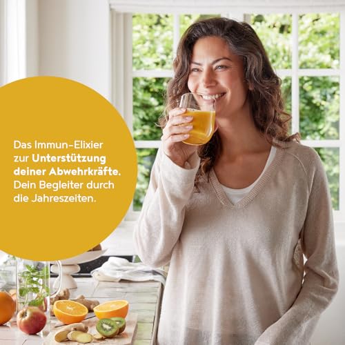 Immun-Elixier | 450g | Immunsystem Stärken | mit Vitamin C, D & K2 pulver, Quercetin, Acerola, Kurkuma, Hagebutten, Selen, Zink, Camu, Echinacea & NAC zur Unterstützung des Immunsystems | Alpha Foods