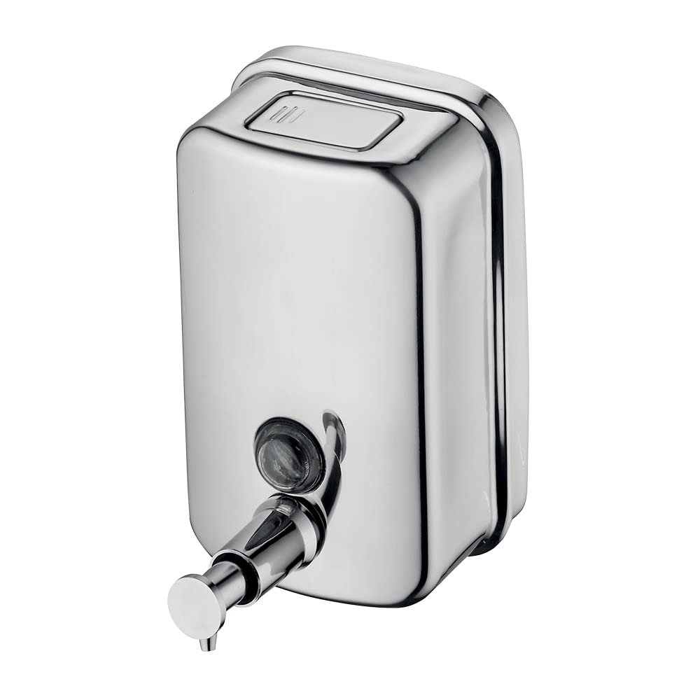 Ideal Standard Stainless Steel Iom Wall Mounted 500Ml Soap Dispenser, A9103my,One Size