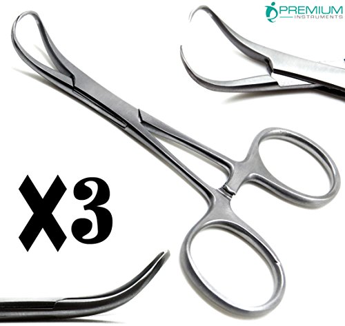 3× Backhaus Forceps 3.5