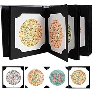 Lhqya Ishihara-Farbtafeln Diagnostikbuch 38 Tafeln