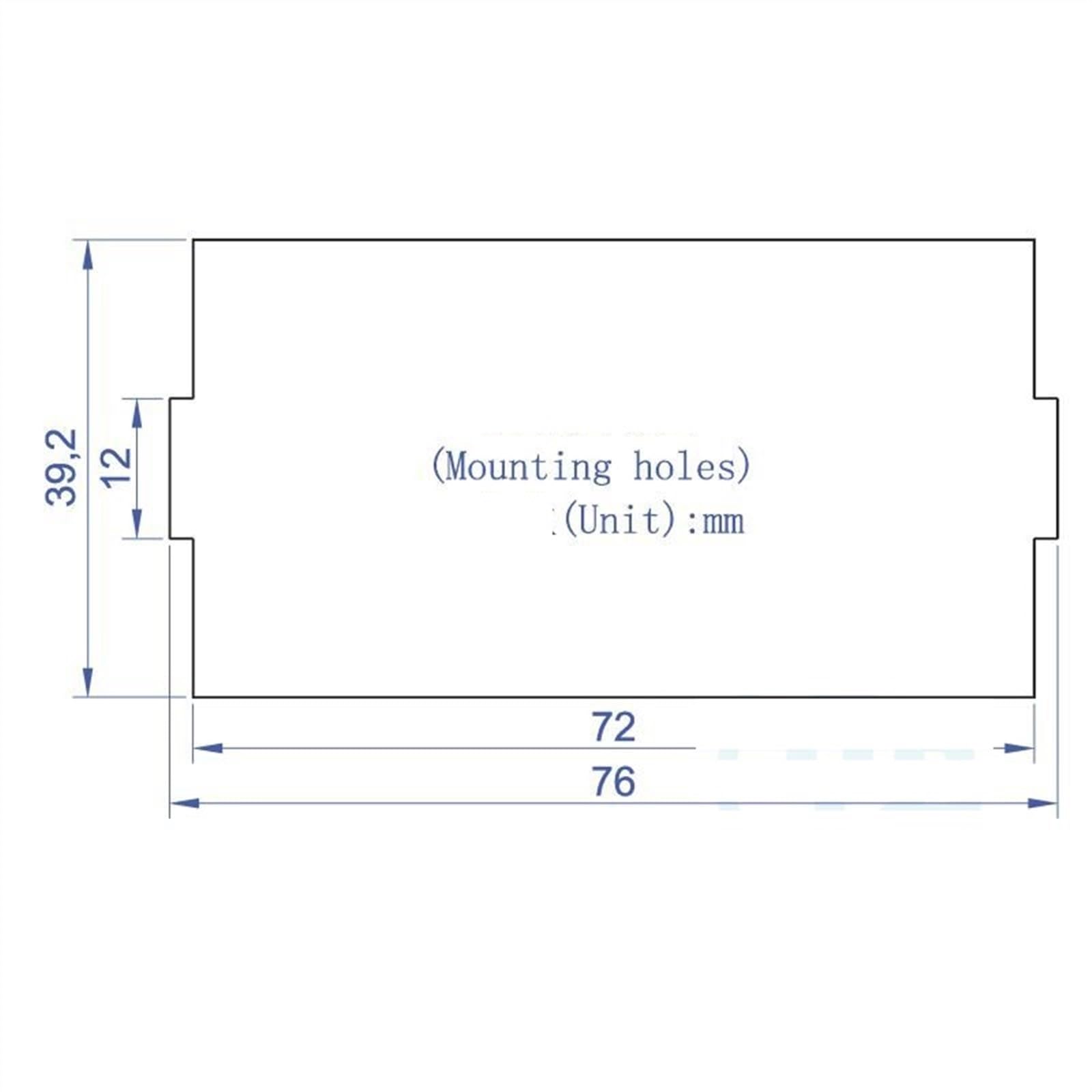 Voltímetro digital LCD DC 1000V fuente de alimentación aislada DC 8-18V medidor de panel de voltaje de aislamiento medidor de voltaje probador de voltios LCD azul