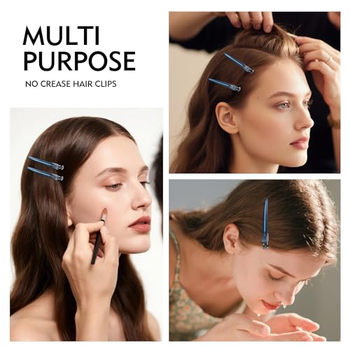 Peine para peinado con clips antideslizantes azul miniatura 5