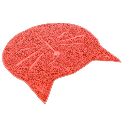 Toddmomy Nonslip Cat Feeding Mat Pet Food Mat for Dogs and Cats Easy to Clean Non Skid Design Keeps Floors Neat and Tidy for Indoor Use