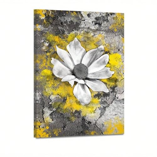 Fleurs sur toile abstraite pour apporter douceur et harmonie dans votre maison