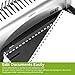 Amazon Basics Comb Binding Machine, 350 Sheets Capacity, for paper sizes A5(15 holes)/Letter(19 holes)/A4(21 holes) with Adjustable Margin, Grey