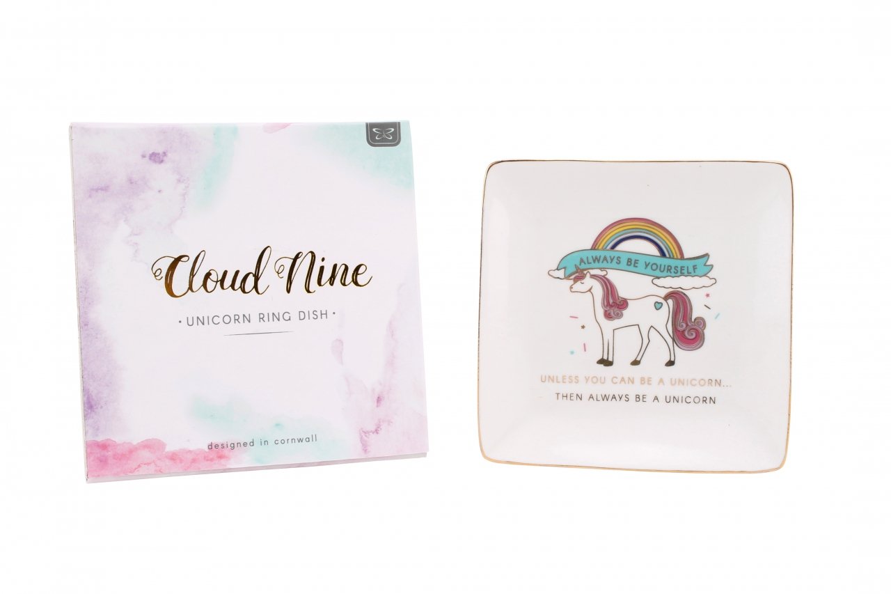 Cgb Giftware Gold Unicorn Trinket Jewellery Dish Fun Gift Vintage Ring Necklace Cute For Her