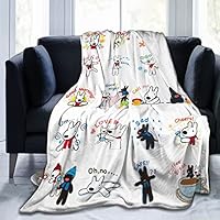 Amazon.co.jp: リサとガスパール 毛布 ブランケット 掛け毛布