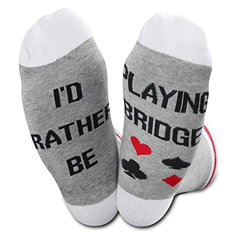 Playing Game Gift Playing Game Socks Card Play Gamer Gift Game Player Gift Board Card Game Gift (U.Bridge) Cover