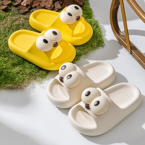 Kids Big eyes Sliders Cute Cartoon Shower Slippers Boys Girls Cloud Beach Pool Slide Sandals3
