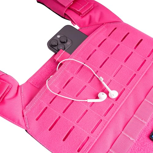 Image of Northgym Adjustable Weighted Vest /Incl. 3D Weight Plates in 14lbs / 20lbs / 30lbs / 42.5lbs - Optimized Weight Distribution and with Curved Plates for Running, Functional Training and Working Out