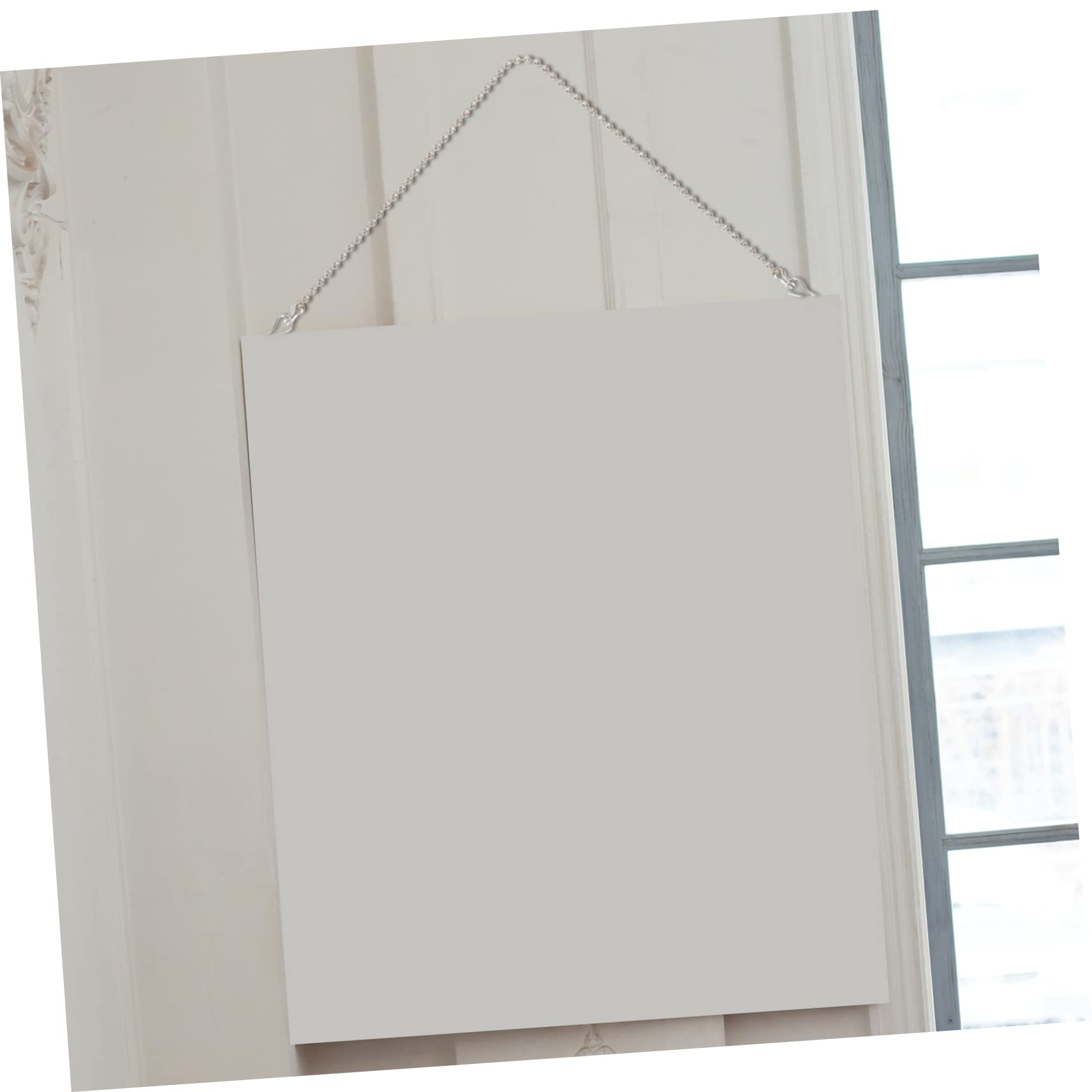 KONTONTY 50pcs Hook up Pot Hanger Chain Garden Plant Pot Hanging Chain Chains Poster Pole Chains Pot Chain Hanging Extender Chain Hanging Chain with Hook Silver Metal