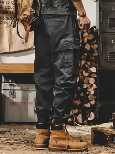 Image of Lymio Cargo for Men || Cotton Cargo Pant || Drawstring Waist Pant (Also Available in Plus Sizes) (101-104)