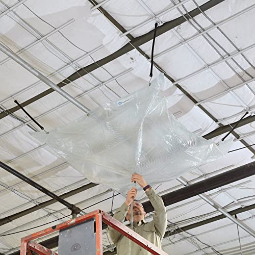 Image of PIG Roof Leak Diverter Tarp - 5' x 5' - Clear - TLS462-CL