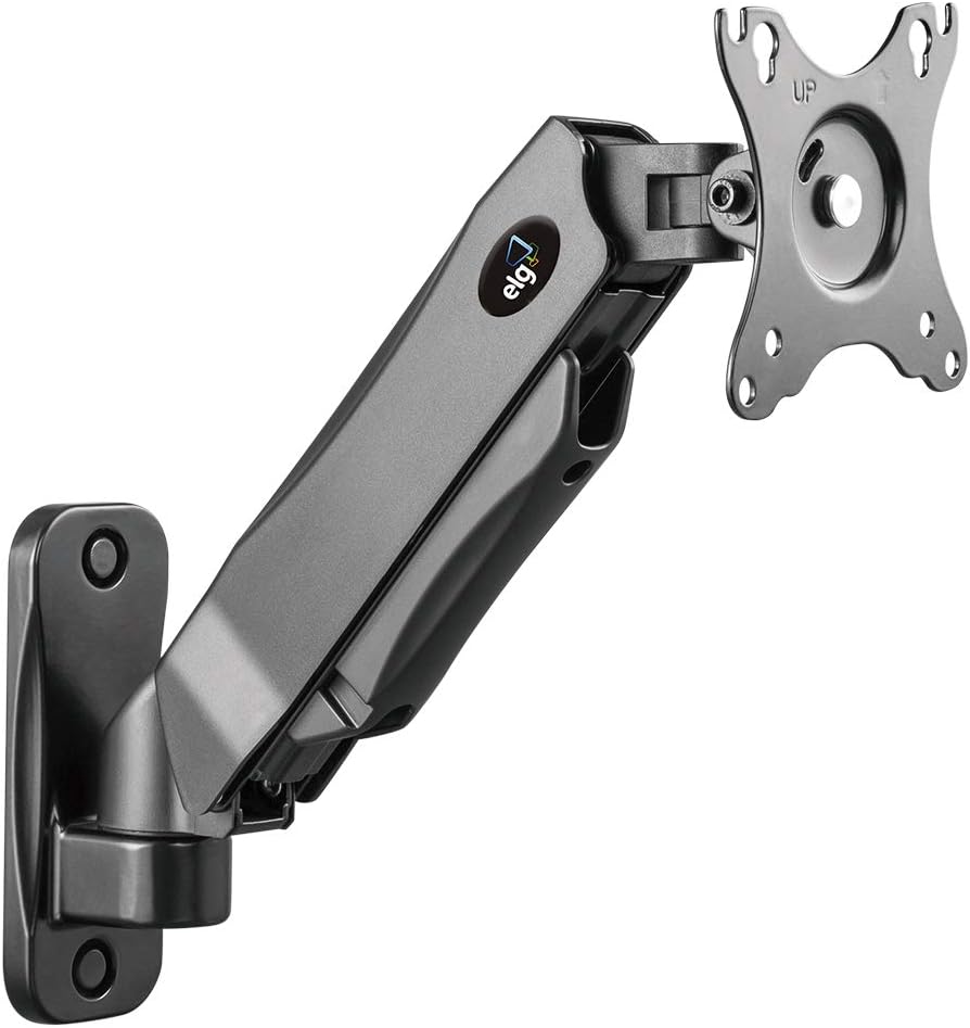 Suporte Multiarticulado de Parede c/Pistão a Gás Para Monitor de 17