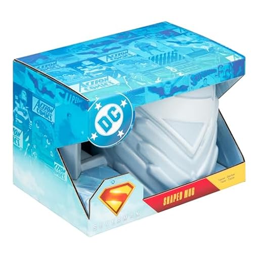 Paladone DC Comics Superman Fortress of Solitude Taza de cerámica de 650 ml con licencia oficial, tamaño grande para té, chocolate caliente y más, regalo para fans de los superhéroes | Ya disponible en tu tienda friki favorita! En mundofriki.es!