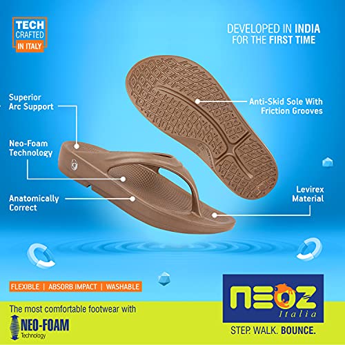 Image of NEOZ Ultra Soft Women's Slippers with Cushion FootBed for Adult | Comfortable & Light Weight| Stylish & Anti-Skid| Waterproof & Everyday Flip Flops for Ladies /Girls