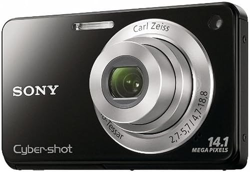 Sony Cyber-Shot DSC-W560 Cámara fotográfica digital de 14.1 MP con Carl Zeiss Vario-Tessar 4x lente de zoom óptico gran angular y LCD de 3.0