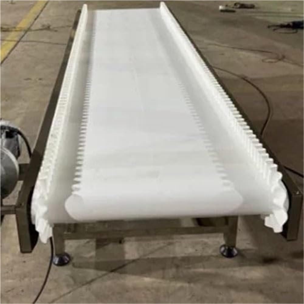 Przemysłowy przenośnik taśmowy z PCW o grubości, do pakowania i linii produktów, naprawa i fabryka, wytrzymały pas transportowy (40 x 200 cm)