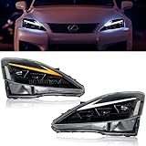 HCmotion LED Headlights Fit Lexus IS250/ IS250C IS350 IS350C IS220d 2006-2012, ISF 2008-2014 With...