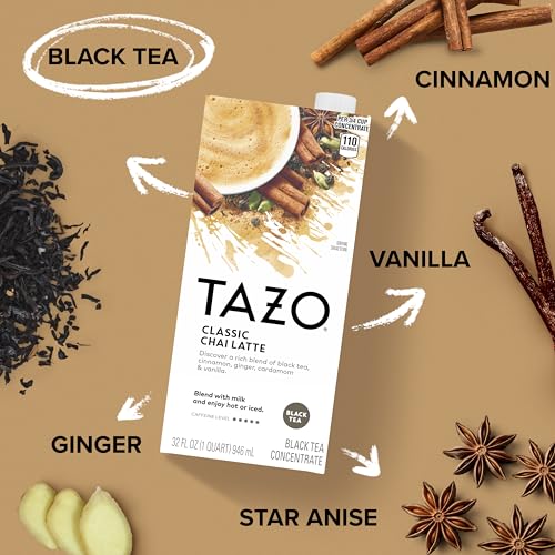 TAZO Classic Chai Latte Black Tea Concentrate