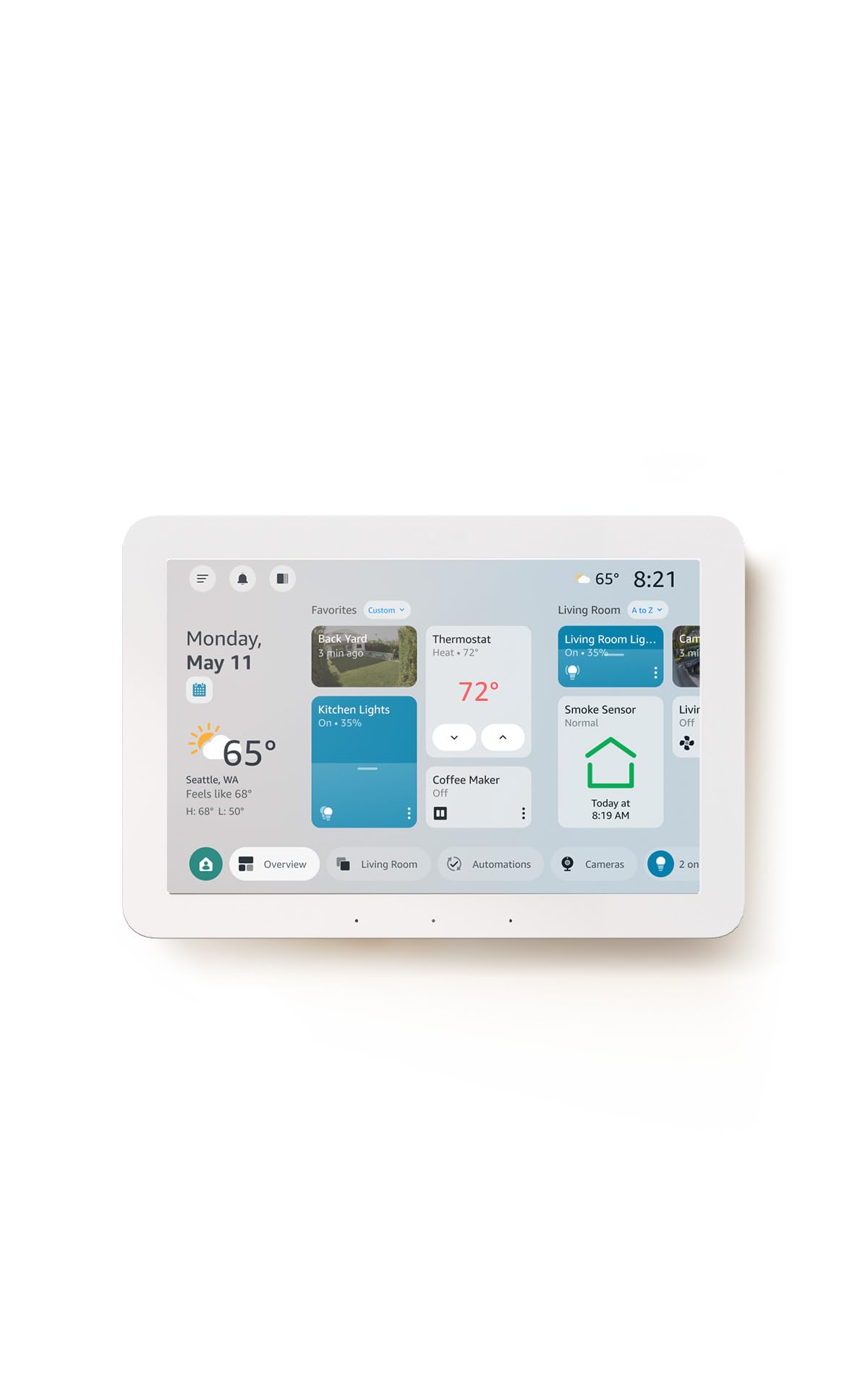 Amazon Echo Hub (newest model), 8", Redesigned with customizable control and Alexa+
