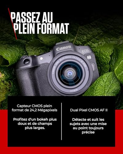 Appareil photo Hybride EOS R8 + RF 24 50mm f4.5 6.3 IS STM - vue 10