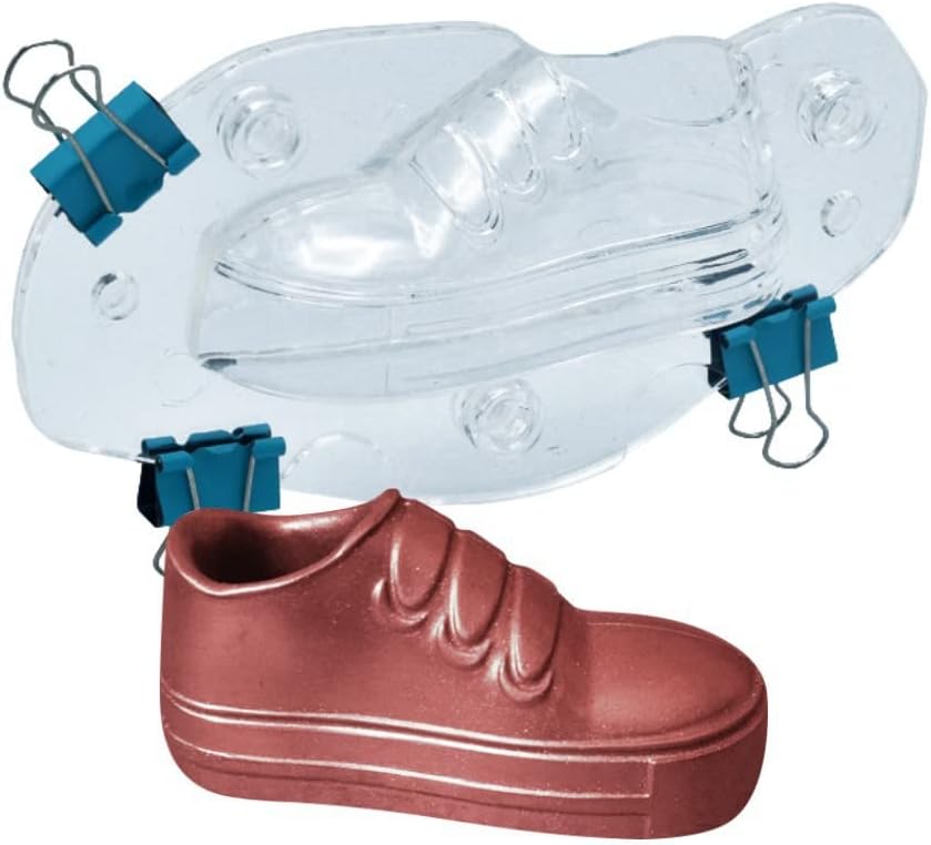 TUKE Chocolate Molds 3D Children's Sports Shoes Sneakers Polycarbonate Candy Mold Cake Decorating Tools