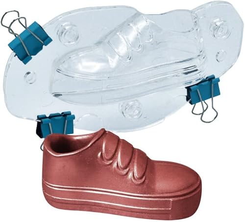 Miniatura 1 de TUKE Moldes de chocolate 3D para niños zapatos deportivos zapatillas de deporte de policarbonato caramelo molde pastel decoración herramientas