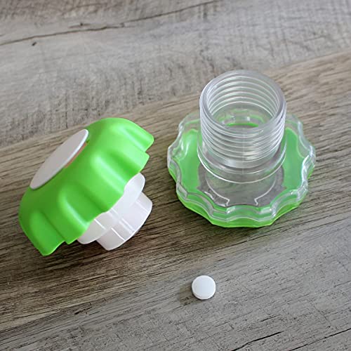 Image of EZY DOSE Crush Pill, Vitamins, Tablets, Crusher and Grinder with Storage Compartment, Kids, Pets, Elderly, Effortlessly Crushes Medications into Fine Powder, Easy-to-Use, Color May Vary, BPA Free