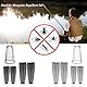 Wisebom Moskitonetz Kopf Moskito Anzug, 5pcs Mosquito Kopf-Kescher Arm- und Beinmanschetten, Atmungsaktiv Mückenschutz Kleidung Kopfschutz-Netz für Outdoor Klettern Angeln (Grau)