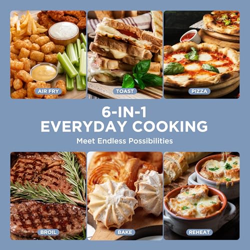Image of Midea Neo Air Fryer Toaster Oven Combo, 12.7 Quarts, Stainless Steel