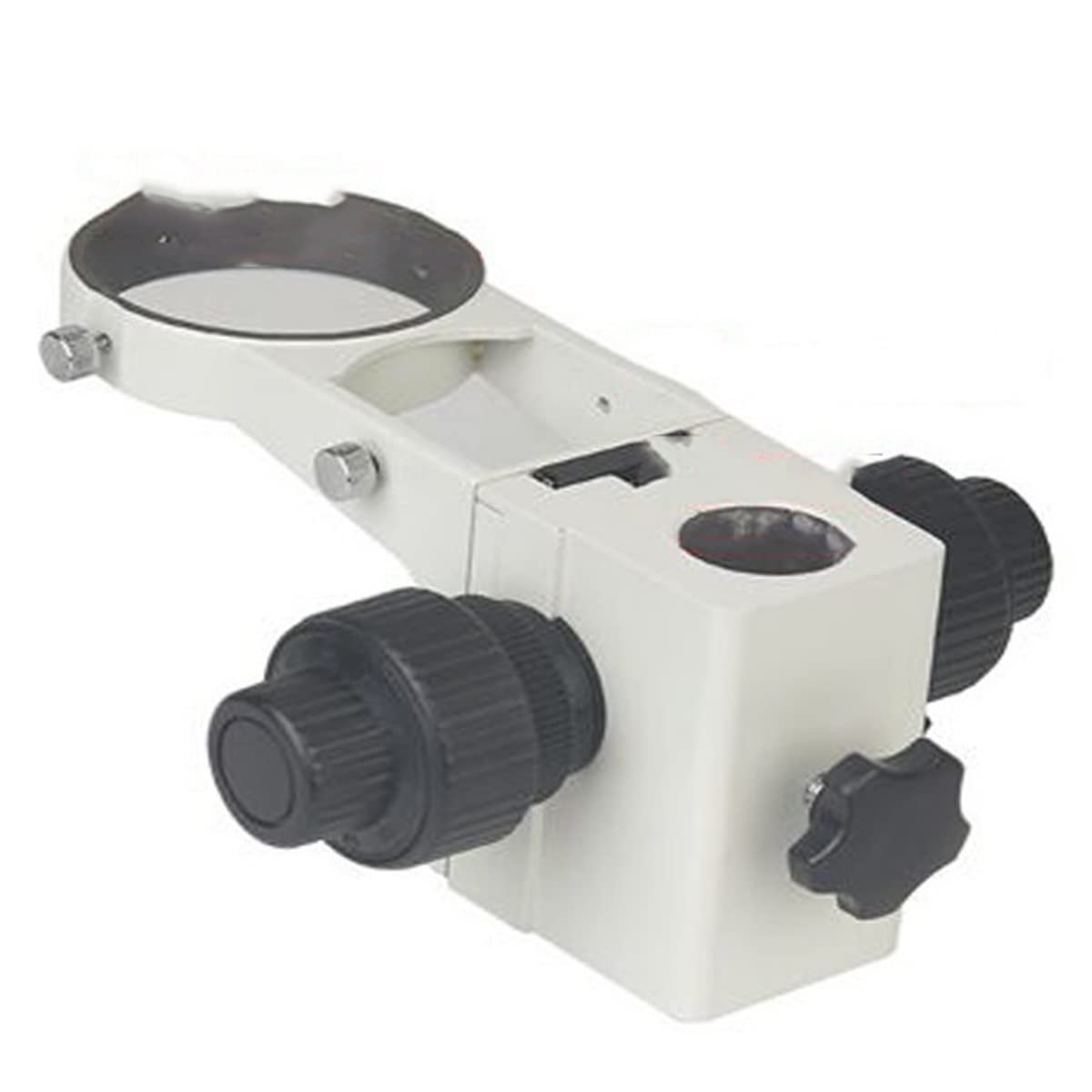 Microscope Stereo Microscope Focusing Arm Ring Arbor Stand Bracket 32mm 25mm(Pole Diameter 32 mm)