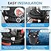 HappyAlley 2 Pack Replacement Parts Compatible with Fluval Canister Filters, Lid Fastener Compatible with Fluval FX6 FX5 FX2 FX4, Secure Fit and Long Lasting