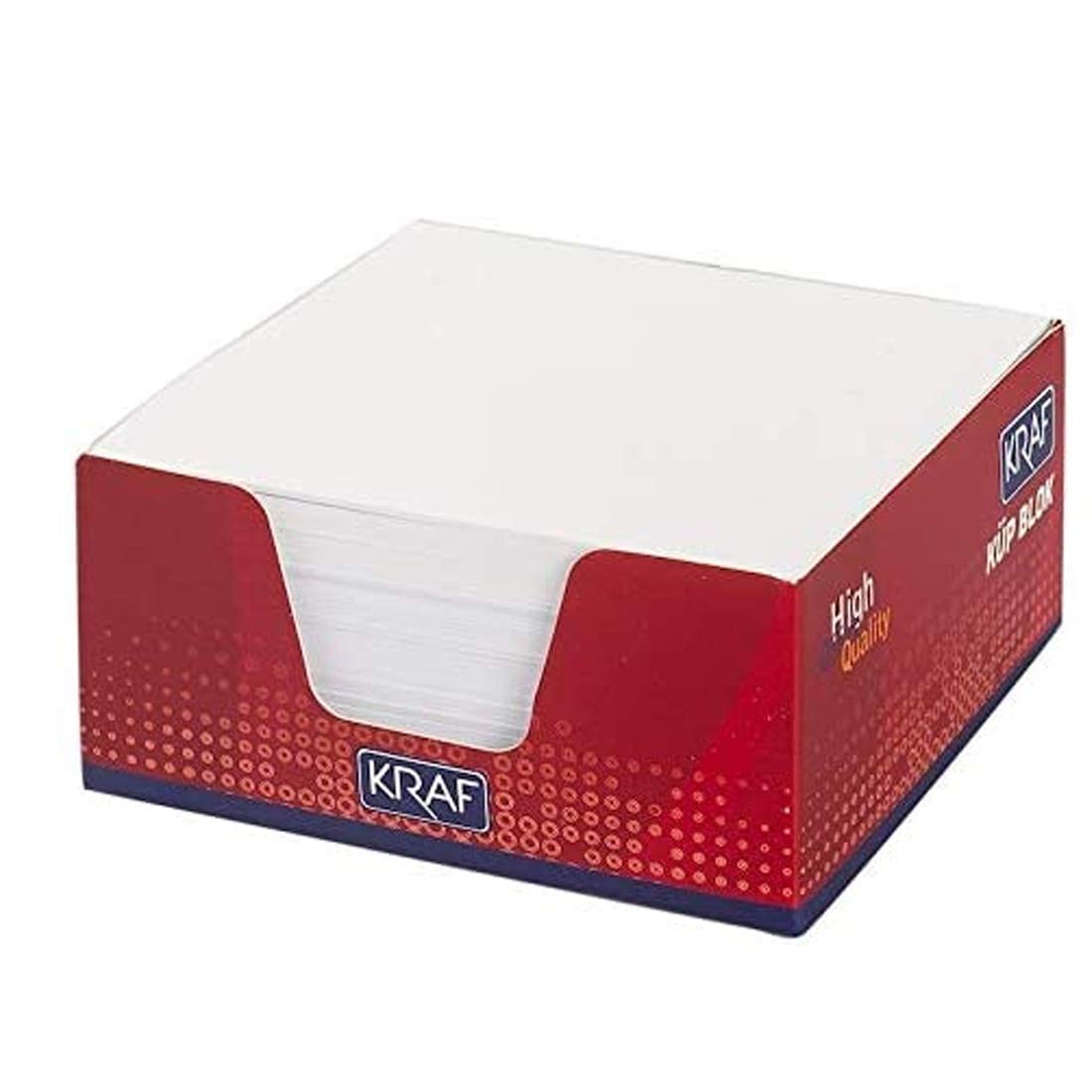 Kraf Küp Blok Ivory 9X9 Cm 116G (Göz Yormayan)