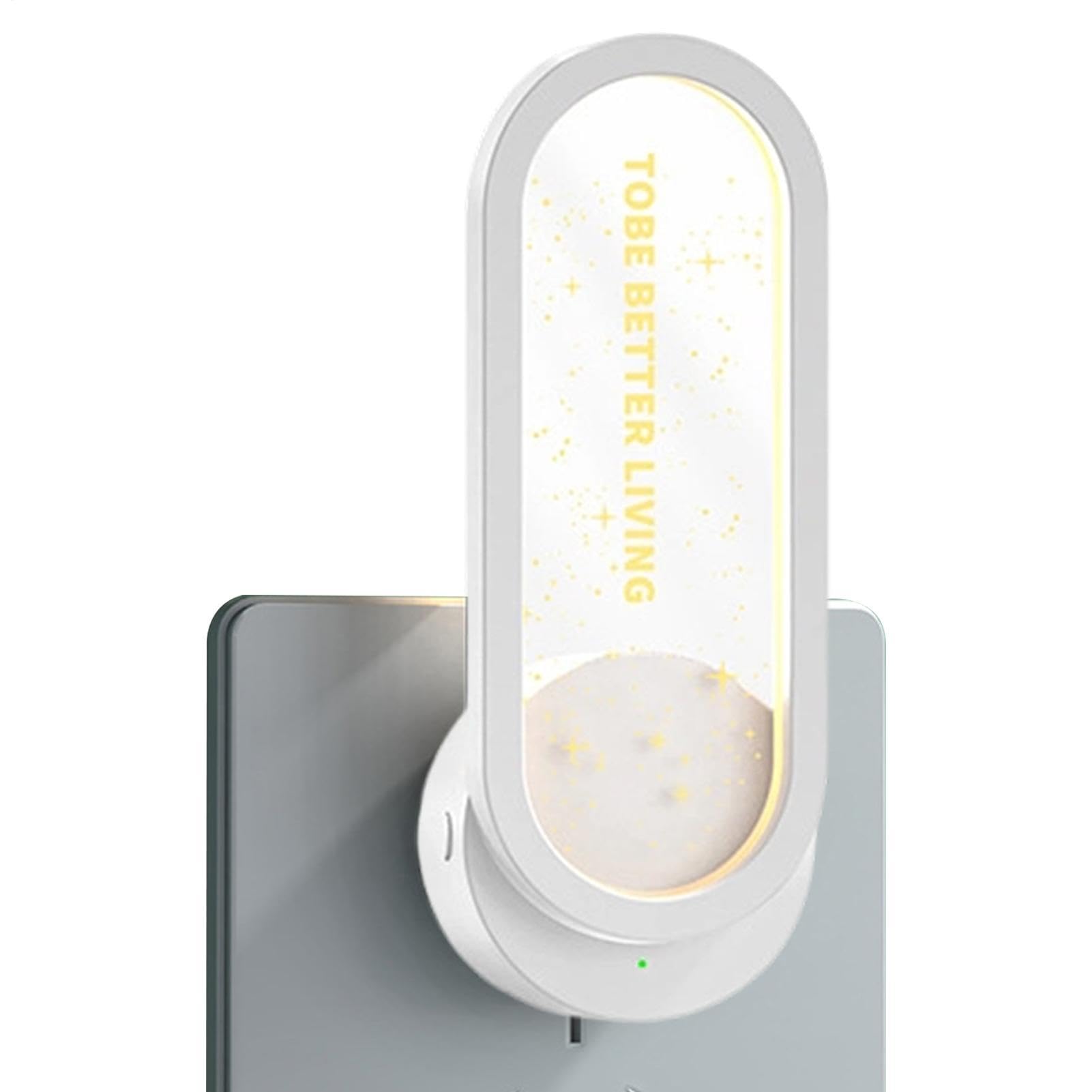 Cat Litter Tray Air Freshener - Portable Silent Leds Air Purifier - Negative Ion Generator for Home Pets Small Spaces Tray