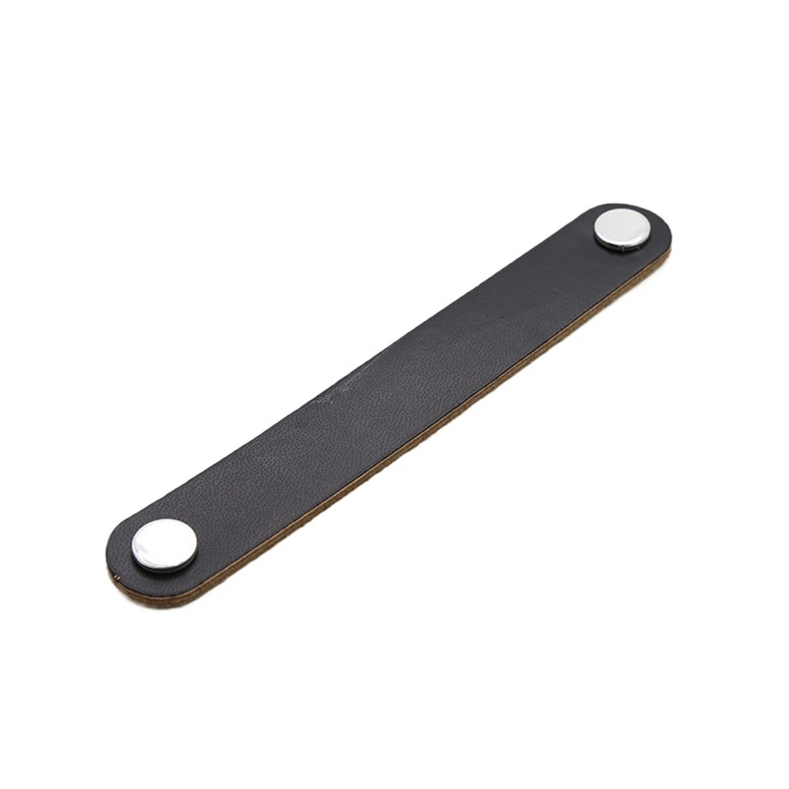 CQAHDSEVF Leather Drawer Pulls, Leather Drawer Knobs Multicolor 96/128mm(Black,128mm)