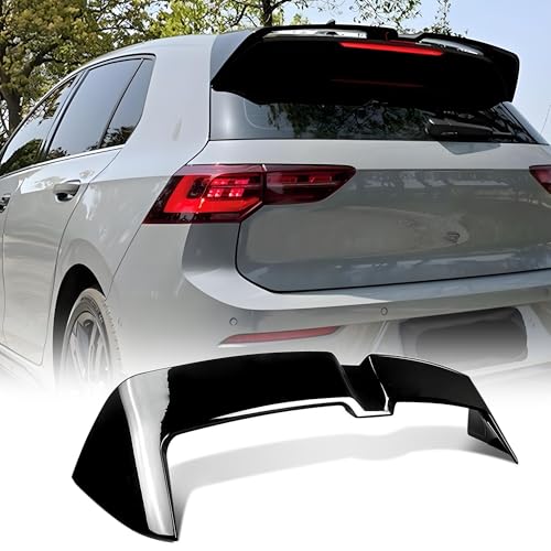 Aileron becquet arrière pour Golf 8 GTI R GTD GTE R-Line 2020-2025 Noir Brillant Oettinger
