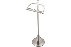 Moen DN6850BN, Brushed Nickel Pedestal Toilet Paper Holder