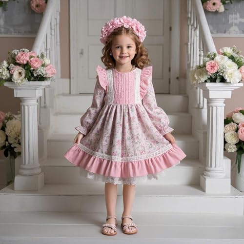 Image of Flaryzone Girls Sandals Open Toe Summer Flats Dress Sandals Shoes Toddler /Little Kid