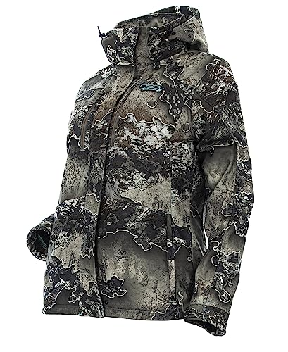 DSG Outerwear Ava 3.0 3-in-1 Camouflage Hunting Jacket for Women with Scent Control, Waterproof - Pockets & Removable Hood2