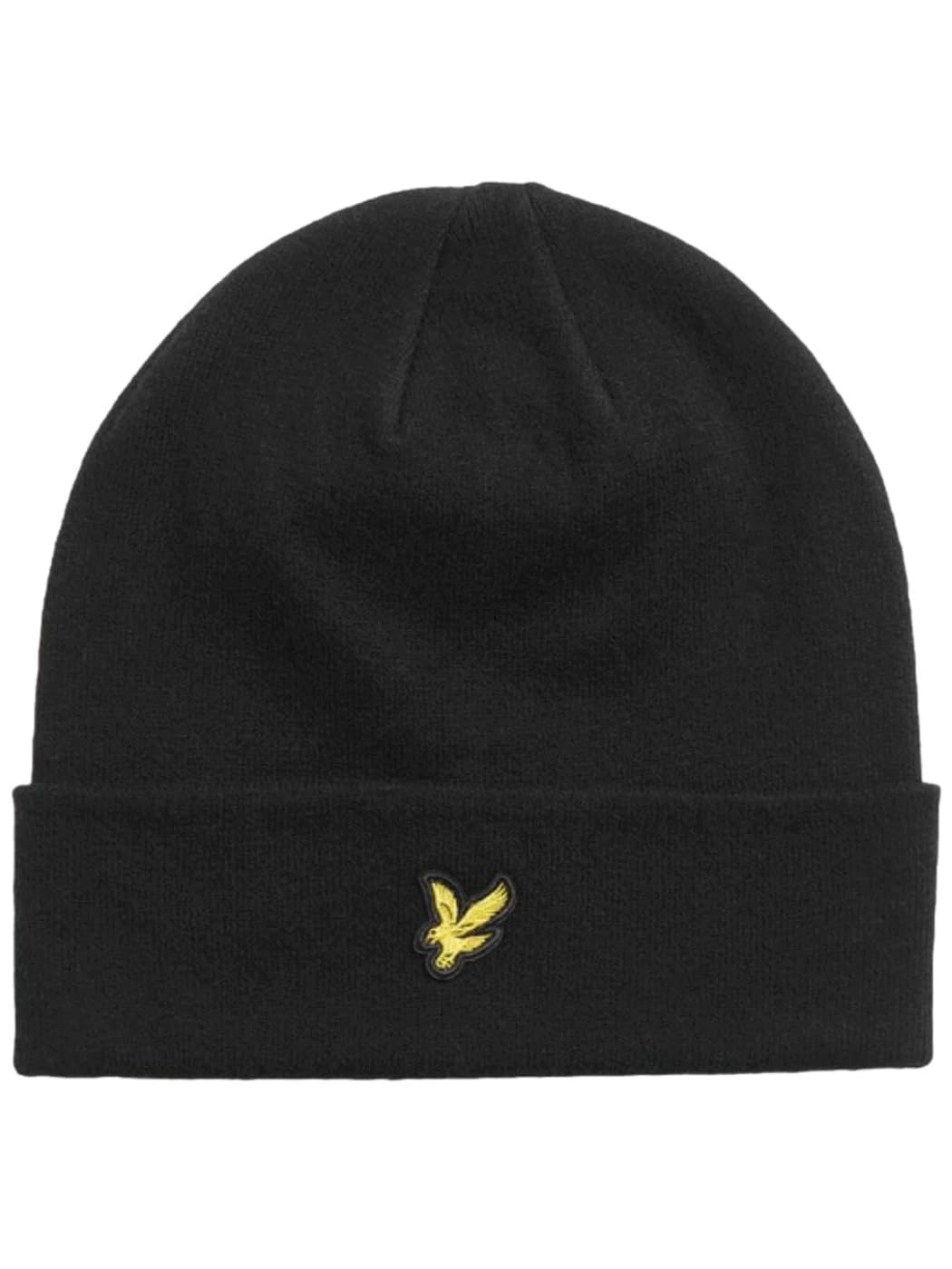 Lyle & Scott Men's Noir Merino Wool Hat