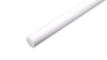 Sur-Seal PTFE-0.56x12-RD PTFE Teflon Rod, 9/16" Diameter x 12"
