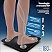 Imagen de balanza inteligente equilibrio del cuerpo cardíaco ITO vidrio eléctrico para pesar la báscula de grasa corporal App gratuita