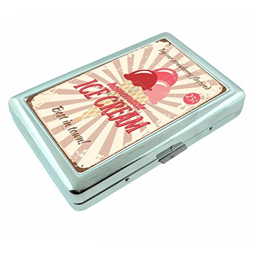 252 cigarettes Amazon.com: Metal Silver Cigarette Case Vintage Poster D-252 Homemade Ice  Cream Best in Town Strawberry : Health & Household