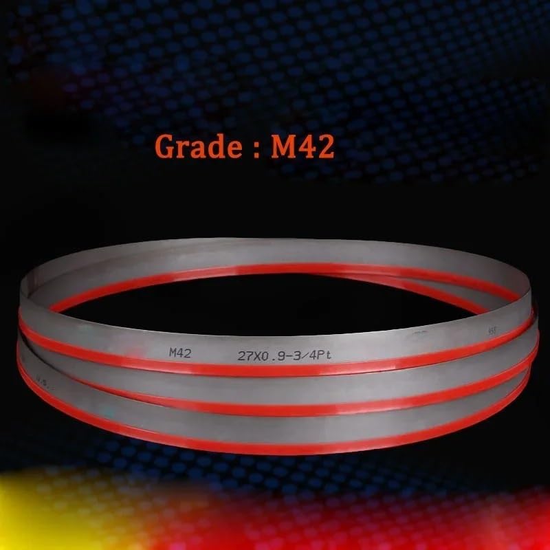 1 Uds. 2710mm * 27mm * 0, Hojas de sierra de cinta bimetálicas M42 de 9 mm(6T)