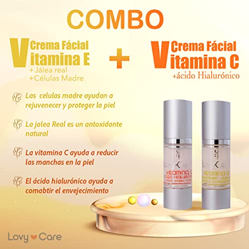Vitamínicos, crema con vitamina e para la cara Marca Lovy Care (2)