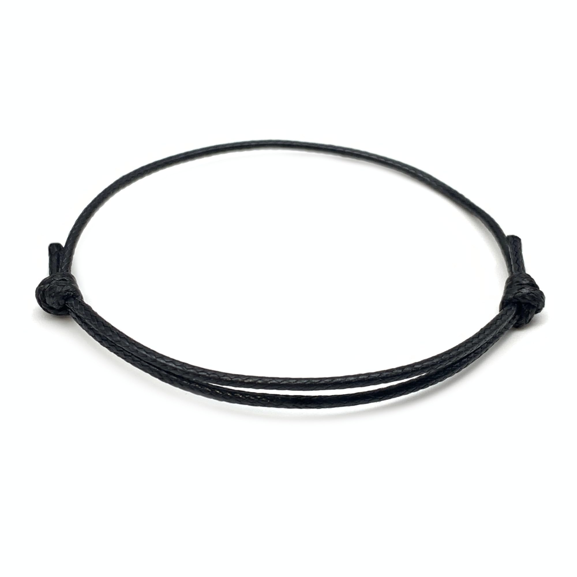[2 Stück] Dezentes einfaches Armband | Handgemachtes dünnes Surfer Band aus gewachster Baumwolle | Geschenk Freundschaftsarmband | Viele Farben